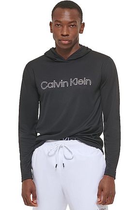 سوئیشرت مشکی مردانه ساده Calvin Klein - کد 741725337