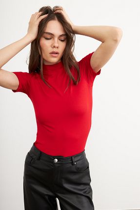 بلوز قرمز زنانه ساده Bipantolon - کد 662225571