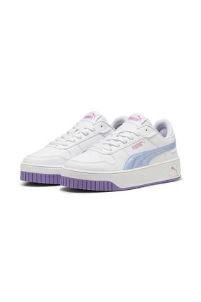کفش اسنیکر سفید بچه گانه بند دار Puma - کد 849104094
