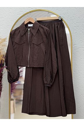 ست بالاتنه و پائین تنه حجاب رنگی رگولار Ebrar Store - کد 933975989