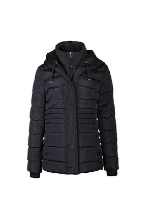 پالتو پشمی مشکی زنانه رگولار Tommy Hilfiger - کد 801079740