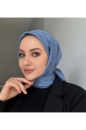 شال سرمه ای زنانه پنبه ای VaVscarfs - کد 931899845
