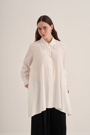 ست بالاتنه و پائین تنه حجاب نباتی زنانه گشاد AZEYFA - کد 933975560