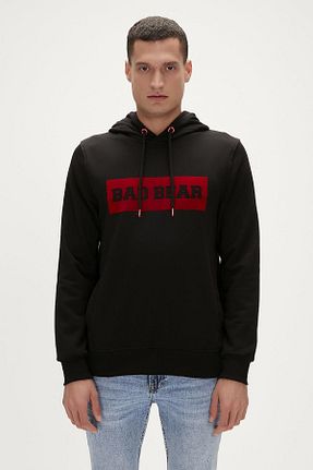 سوئیشرت اسپرت مشکی مردانه اسلیم فیت Bad Bear - کد 357381200