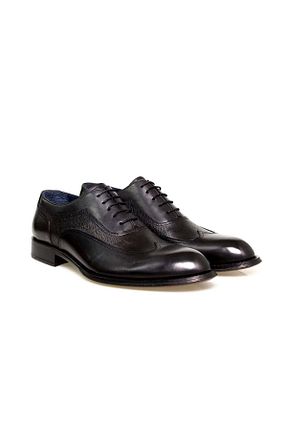 کفش کلاسیک مشکی مردانه چرم خالص Butik - کد 933984257