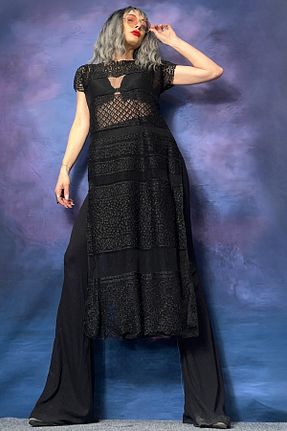 تونیک مشکی زنانه بافتنی Quincey - کد 933991830