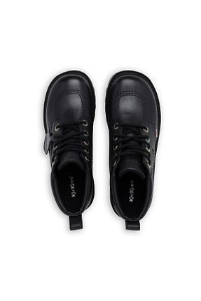 بوت / نیم بوت مشکی زنانه پاشنه تخت Kickers - کد 792638636
