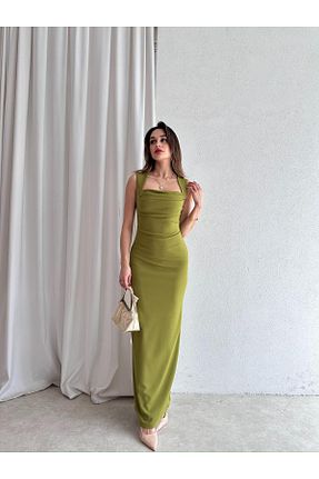 لباس سبز زنانه بافتنی Mooi Butik - کد 933990302