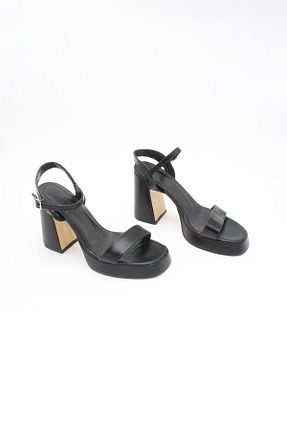 کفش مجلسی مشکی زنانه چرم مصنوعی ENDİCAN - کد 933992485