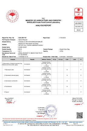 عسل Tunceli İli Arı Yetiştiricileri Birliği Munzur - کد 934986391