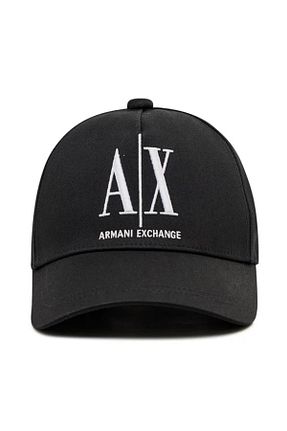 کلاه مشکی زنانه پنبه ای Armani Exchange - کد 713736080