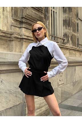 پیراهن حجاب مشکی زنانه سایز بزرگ MAMAYAGA - کد 933999691