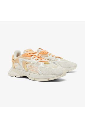 کفش اسنیکر نارنجی مردانه بند دار Lacoste - کد 871119925