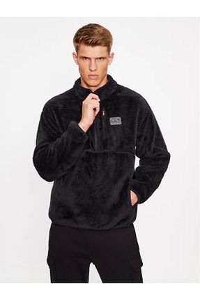 سوئیشرت مشکی مردانه ساده Emporio Armani - کد 790959473