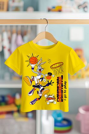 تیشرت زرد بچه گانه رگولار BookOrBook - کد 934008361