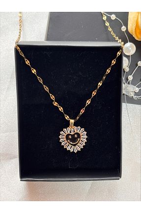 گردنبند استیل ( فولاد ) مشکی استیل ضد زنگ İZMİR.ACCESSORİZE TAKI & BİJUTERİ & AKSESUAR - کد 934038566