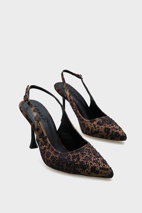 کفش استایلیتو قهوه ای پاشنه نازک Capone Outfitters - کد 935025999