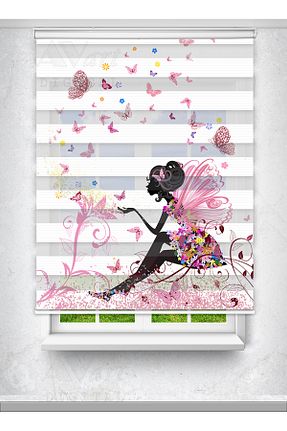 پرده کشوئی سفید Zebra Avart Digital - کد 85752506