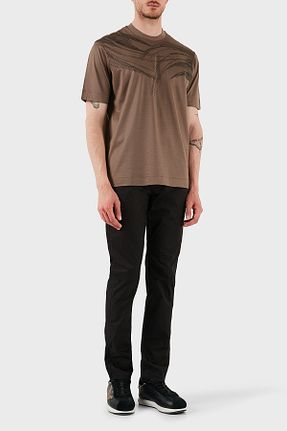 شلوار مشکی مردانه پنبه ای Emporio Armani - کد 935029887