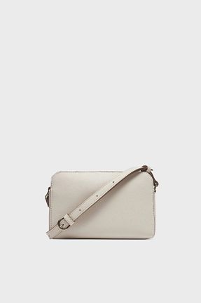 کیف دوشی بژ زنانه چرم مصنوعی Calvin Klein - کد 935033803