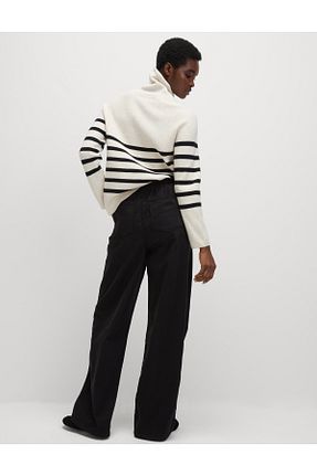 شلوار مشکی زنانه پنبه ای Marks & Spencer - کد 934073311