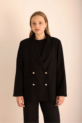 کت مشکی زنانه رگولار Aker - کد 934081795