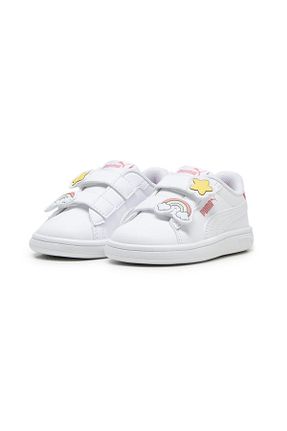 کفش اسنیکر سفید بچه گانه چرم Puma - کد 798332099