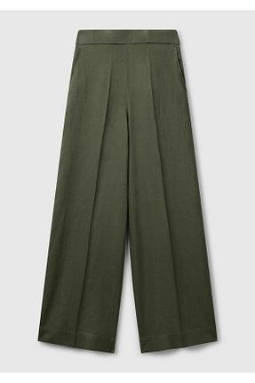 شلوار خاکی زنانه پاچه کش دار United Colors of Benetton - کد 934087298
