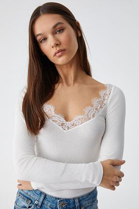 بلوز نباتی زنانه ساده GRIMELANGE - کد 903990928