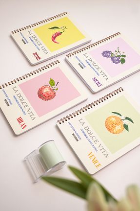 دفتر رنگی Karton Matt Notebook - کد 934094077
