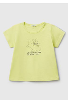 تیشرت زرد بچه گانه رگولار United Colors of Benetton - کد 934097418