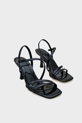 صندل مشکی زنانه پاشنه نازک Capone Outfitters - کد 807092905