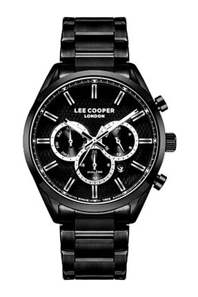 ساعت مچی مشکی مردانه 43 میلی متر Lee Cooper - کد 932922327