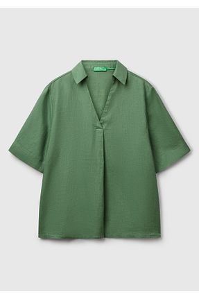 پیراهن سبز زنانه Relaxed United Colors of Benetton - کد 934088625
