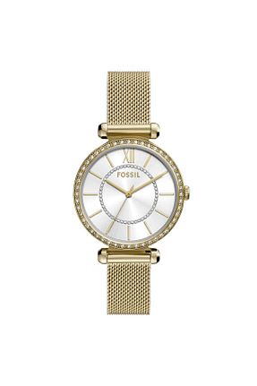 ساعت مچی طلائی زنانه 36 میلی متر Fossil - کد 896008381