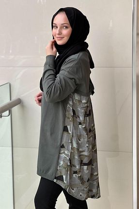 تونیک خاکی زنانه بافتنی Nuss - کد 929181781