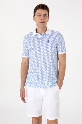 پولوشرت آبی مردانه پلی استر U.S. Polo Assn. - کد 934099547