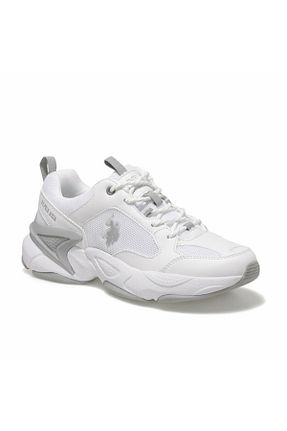 کفش اسنیکر سفید زنانه بند دار U.S. Polo Assn. - کد 83475077