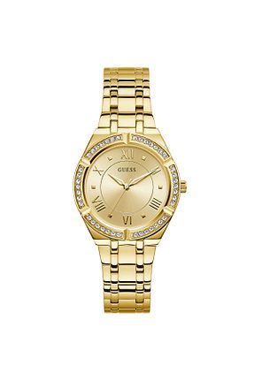 ساعت مچی طلائی زنانه 31-34 میلی متر Guess - کد 35092394