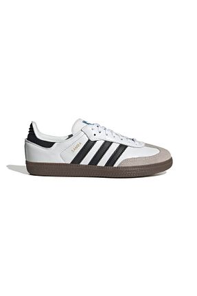 کفش اسنیکر سفید بچه گانه چرم اصل adidas - کد 800663544