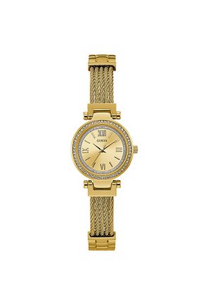 ساعت مچی زرد زنانه 55 میلی متر و بالاتر Guess - کد 5045832