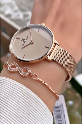 ساعت مچی صورتی زنانه 36-40 میلی متر Daniel Klein - کد 802088479