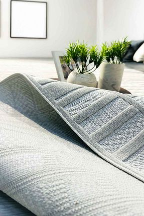 فرش طوسی قابل شستشو Decomia Home - کد 934107879