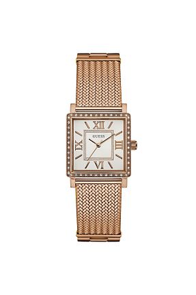 ساعت مچی سفید زنانه استل (فولاد) Guess - کد 1059204