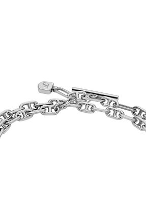 دستبند استیل (فولاد) متالیک زنانه استیل (فولاد) Fossil - کد 856672762