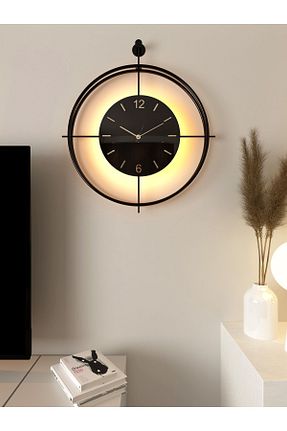 ساعت دیواری مشکی 50 x 60 MetaQuartz Aksesuar - کد 788343719