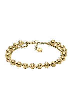 دستبند استیل (فولاد) طلائی زنانه استیل (فولاد) Fossil - کد 835722506