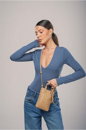 کیف پستچی قهوه ای زنانه ÇÇS - کد 934124276