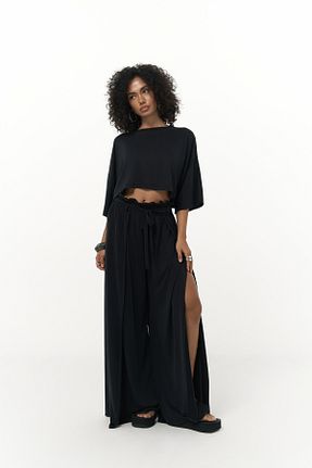 ست بالاتنه و پائین تنه رنگی زنانه بافتنی MAİ COLLECTİON - کد 934116623