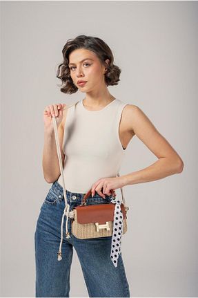کیف پستچی قهوه ای زنانه ÇÇS - کد 934124156